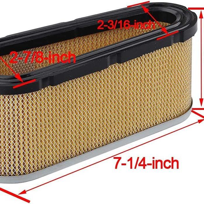 2-Pack 496894S 493909 5053K Air Filter for JD GX85 SX85 SABRE 1542HS 1546GS 1638HS 1642HS 1742HS 12.5-17 HP Mower W 272403S 272403 Pre Filter