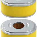 Hipa (Pack of 2) Air Filter for Honda GX110 GX120 Engine compatible with # 17210-ZE0-821 17210-ZE0-505-1