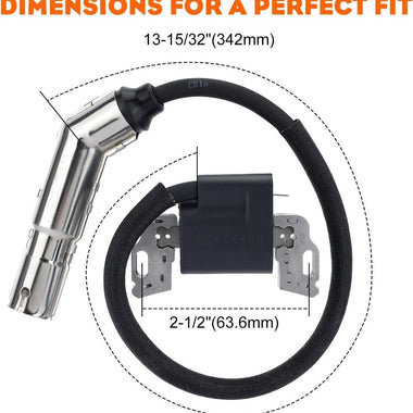 Hipa 595304 Magneto Armature Ignition Coil for Briggs & Stratton 799650 592841 795315 Intek OHV Engine Poulan Craftsman MTD Troy-Bilt Mower Engine - 0