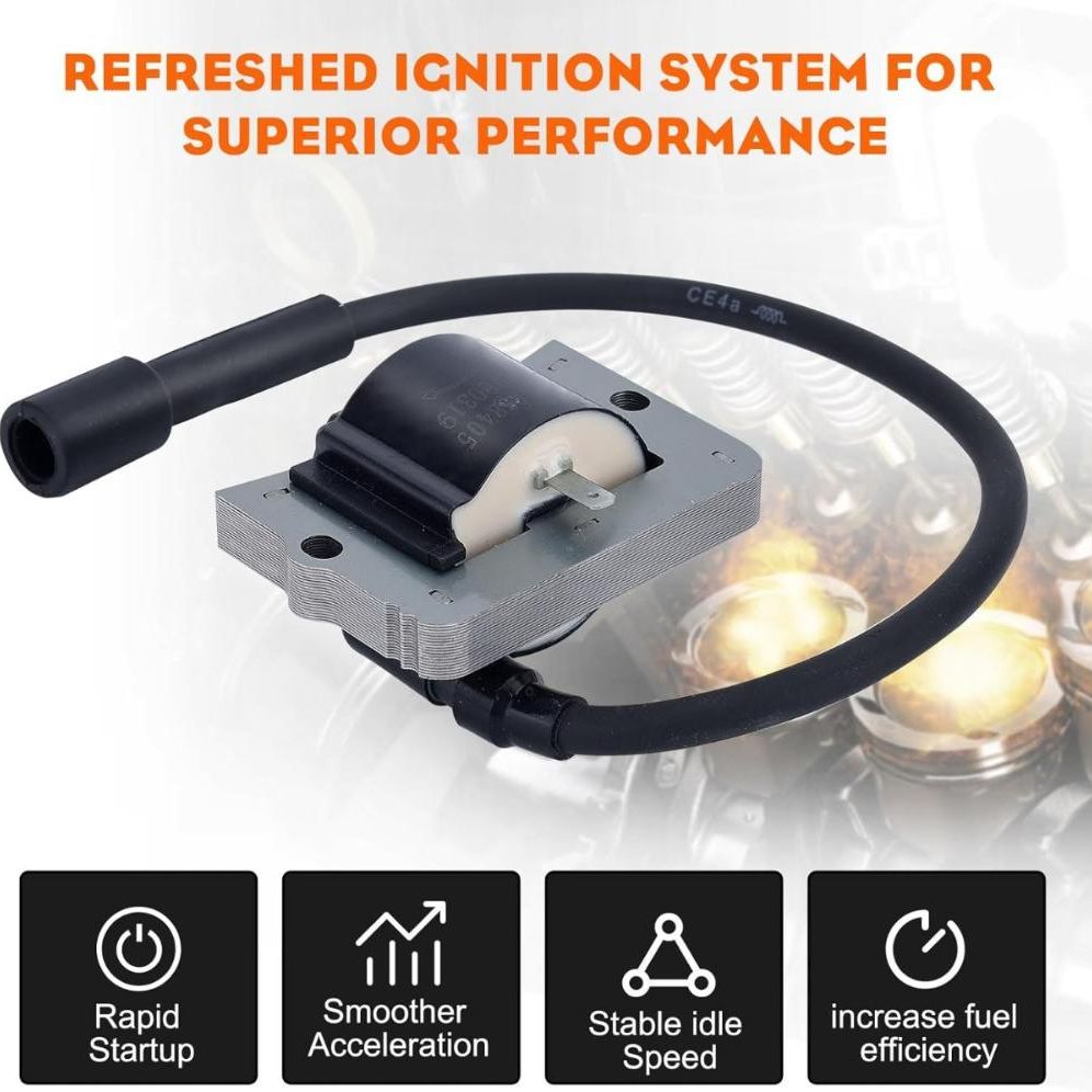 Ignition Coil for Kohler CV11 CV12.5 CV13 CV14 CV15T CH11 CH12.5 CH13 CH14 CH15 CV13T CH11T CH11GT Engine Mower Replace 12-584-02 1258405-S