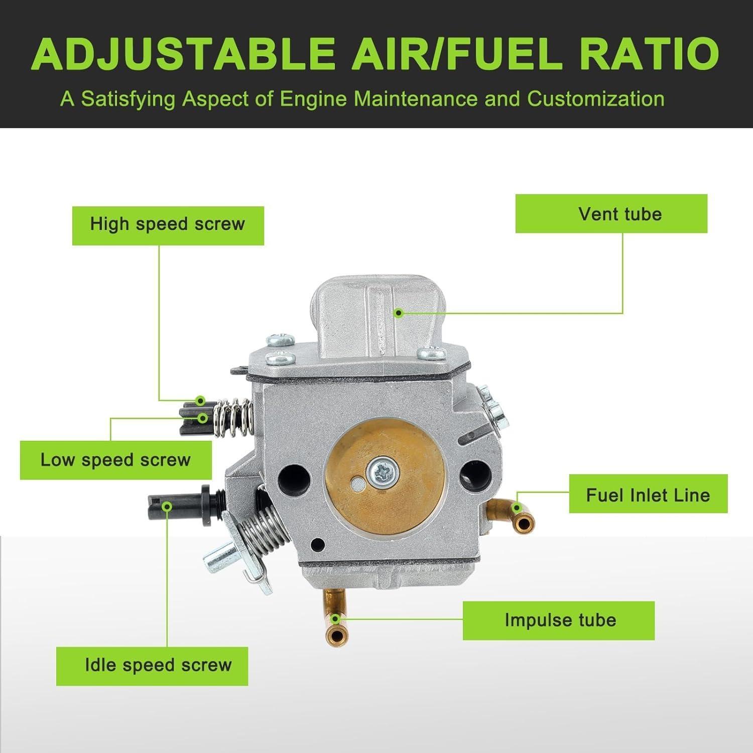 Carburetor Kit for 1128-120-0624 Stihl 044 MS460 046 MS440 Chainsaw Parts Replace 1128-120-0625 With Air Filter 0000 350 3502 - 0