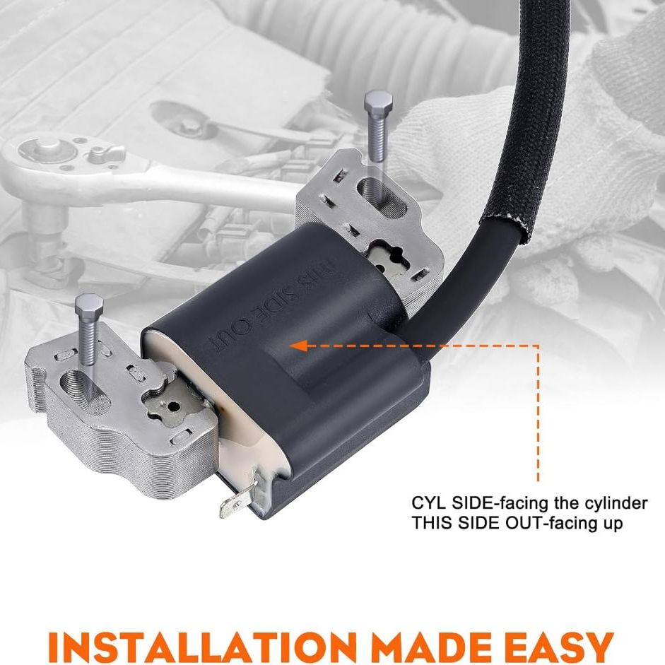 Hipa 595304 Magneto Armature Ignition Coil for Briggs & Stratton 799650 592841 795315 Intek OHV Engine Poulan Craftsman MTD Troy-Bilt Mower Engine