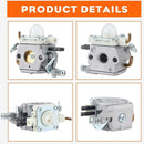 Hipa PB580T Carburetor Kit for Echo PH580 PH250 PB403H PB403T PB460LN PB461LN PB413H PB413T Backpack Blower # C1M-K77 C1M-K42B C1M-K76-4