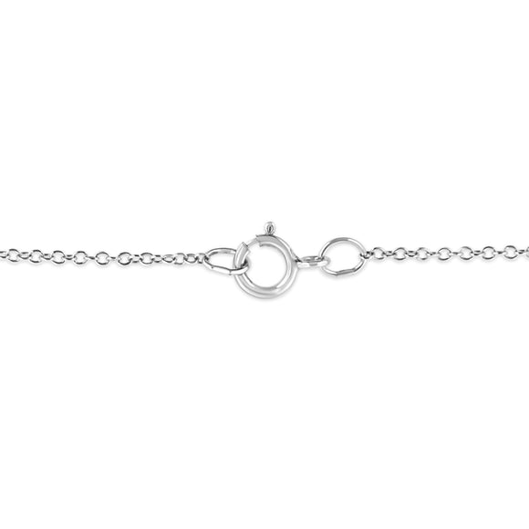 .925 Sterling Silver Prong-Set Diamond Accent Starfish 18" Pendant Necklace (I-J Color, I1-I2 Clarity)