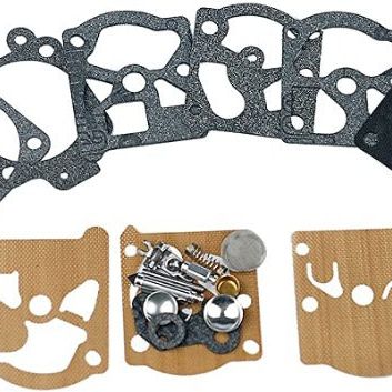 Carburetor Rebuild Kit for K20-WAT STHIL FS36 FS40 FS44 Echo Homelite Husqvarna Chainsaw String Trimmer Walbro WAT WT WA Series Carb Gasket
