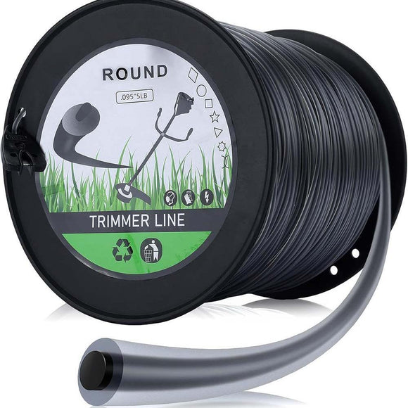 5 Pounds Round Trimmer Line .095-inch for Sthil FS55R FS45 FS80R FS85R Echo SRM225 SRM210 SRM230 Husqvarna 128LD Trimmer 2.4mm 1425-Feet