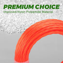 Hipa .095 inch x 15 Meter 2.4mm Commercial Round Twist String Trimmer Line for Stihl Echo Husqvarna Poulan Craftsman Grass Weed eater-5
