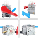 Carburetor Kit For Poulan FL1500 FL1500LE 25cc Weed Eater Featherlite Gas Leaf Blower Trimmer Replace C1U-W12B C1U-W12A 530071629-3