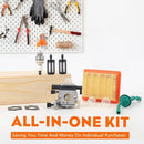 Hipa 4601 120 0600 Carburetor Air Filter Kit for STIHL MM55 MM55C Tiller Multi Engine Replace Zama C1Q-S202A C1Q-S202-2