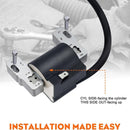 Hipa Ignition Coil Fits Briggs & Stratton 397358 395491 697037 Magneto 5HP Engine 100200 100900 130220-132900 133700 135200 135202 135700-4