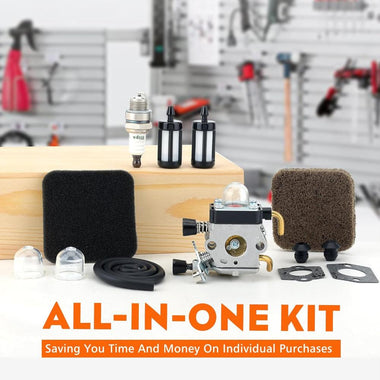 Hipa C1Q-S157 Carburetor Kit for Stihl FS76 FS80R FS80 FS75 FS74 FS72 FS85 FS85R FS85T KM85 KM85R Trimmer HT75 Pole Saw # C1Q-S63 C1Q-S69 - 0