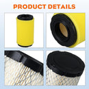 Hipa 33M677 Air Filter For John Deere LA125 D120 Briggs and Stratton 331877 33M777 31Q677 20-21HP Engine Lawn Mower Replace 793569 793685-6