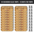 Roach Traps Indoor Sticky (18 Pack) - Glue Traps for Roaches Bug Traps with Roach Bait Traps - Long Lasting Non-Toxic Children and Pet Friendly - Trap a Pest-7