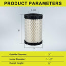 Air Filter for John Deere D100 D105 D110 D130 D140 D160 D170 D105 D120 Lawn Mower Replace GY21435 MIU13038 W AM125424 Oil Filter Tune Up Kit-3