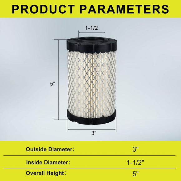 Air Filter for John Deere D100 D105 D110 D130 D140 D160 D170 D105 D120 Lawn Mower Replace GY21435 MIU13038 W AM125424 Oil Filter Tune Up Kit