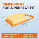 Hipa 5 Pack of Air Filters for STIHL BR600 BR550 BR500 Backpack Blower Replace 4282-141-0300 4282-141-0300B-4