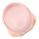 15.60 Carat Genuine Rose Quartz .925 Sterling Silver Ring-1