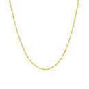 10k Yellow Gold Singapore Chain 1.0mm-2