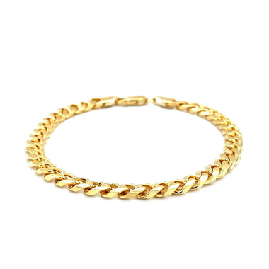 5.8mm 14k Yellow Gold Solid Miami Cuban Bracelet - 0