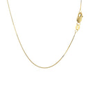 14k Yellow Gold Classic Box Chain 0.45mm-3