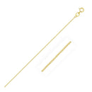 10k Yellow Gold Classic Box Chain (0.60 mm)-1