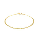 10k Yellow Gold Mariner Link Bracelet 1.7mm-2
