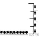 2.19 Carat Genuine Black Diamond .925 Sterling Silver Bracelet-3