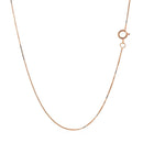 10k Rose Gold Classic Box Chain (0.45 mm)-3