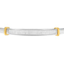 14K Two-Toned Gold Princess Cut Diamond Fashion Bangle (1 cttw, H-I Color, SI1-SI2 Clarity)-3