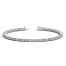 Lab Grown Round Diamond Tennis Bracelet in 14k White Gold (4 cctw F/G  VS2/SI1)-1
