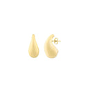 14k Yellow Gold Raindrop Studs-1