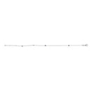 14K White Gold Alternating Blue Sapphire and Diamond Bezel Station Chain Bracelet - Size 7.5 inch-2