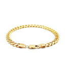 5.8mm 14k Yellow Gold Solid Miami Cuban Bracelet-3