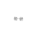1/2 cttw Lab Grown Round Diamond Stud Earrings 14k White Gold (G/VS2)-3