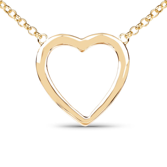 14K Yellow Gold Plated 5.06 Grams .925 Sterling Silver Pendant