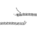 0.27 Carat Genuine White Diamond .925 Sterling Silver Bracelet-3