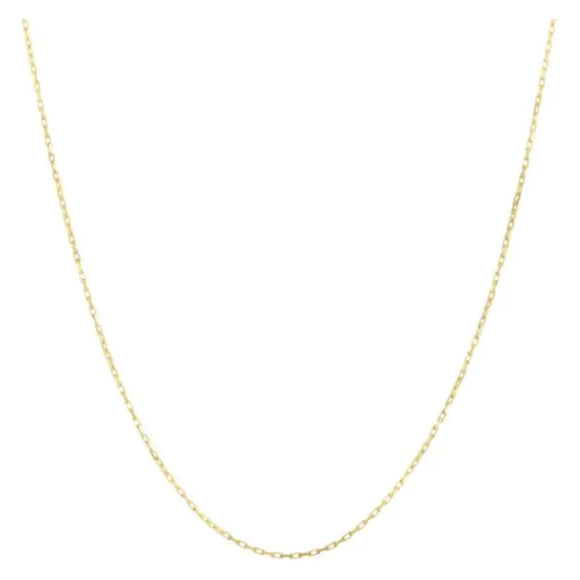 14k Yellow Gold French Cable Chain (1.30 mm)