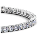 Lab Grown Round Diamond Tennis Bracelet in 14k White Gold (6 cctw F/G  VS2/SI1)-2