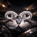 925 Sterling Silver Ring with Transparent Glass - Stylish E | 0.2cm Width for Women-1