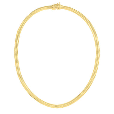 14k Yellow Gold Tubogas Necklace (5.00 mm) - 0