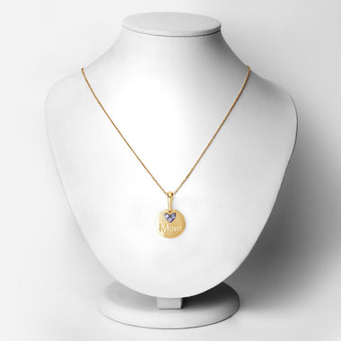 0.21 Carat Genuine Tanzanite .925 Sterling Silver Pendant - 0