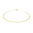 14k Yellow Gold Mariner Link Anklet 1.7mm-2