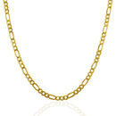 3.5mm 14k Yellow Gold Lite Figaro Chain-2