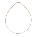 14k Rose Gold Necklace in a Round Omega Chain Style-2
