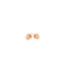 14k Rose Gold Ball Style Stud Earrings (4.0 mm)-2