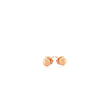 14k Rose Gold Ball Style Stud Earrings (4.0 mm) - 0