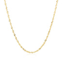 14k Yellow Gold Singapore Chain 1.5mm-2