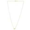 14k Yellow Gold Pearl Evil Eye Necklace-2