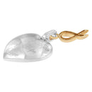10K Yellow Gold Over Silver Heart Pendant Necklace-8