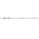 10K White Gold 1/10 Carat Round Brilliant-Cut Diamond Modern Bezel-Set Solitaire 16"-18" Pendant Necklace (H-I Color, SI2-I1 Clarity)-13